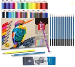 Corslet Set of 84 Drawing Kit 72 Pc Colour Pencils Set 12 Pc Drawing P