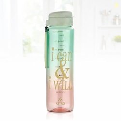 ATTRO Plastic Sports Buddy Deluxe Water Bottle BPA-Free with Leak-Proo