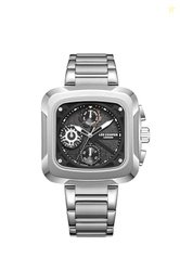 Lee Cooper Multifunction Gun Square Dial Men's Watch - LC08013.350