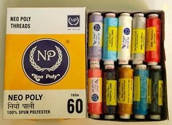 Neo Poly 60 Sewing Thread | 100% Spun Polyester | 180m Tubes | Pack of