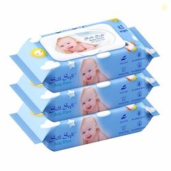 Silk Soft Baby Wet Wipes with Lid  246 Wipes (82 x 3 Packs) | Fragranc
