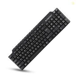 ZEBRONICS ZEB-KM2100 Multimedia USB Keyboard Comes with 114 Keys Inclu