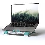STRIFF FLSSB Laptop Stand, MacBook Stand, Portable Laptop Stand, Gaming Laptop Stand, Foldable Laptop Stand Compatible with MacBook, Laptop,Tablet (Sky)