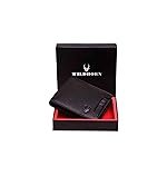 WildHorn Rfid Protected Leather Wallet For Men, Black