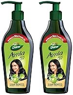 Dabur Amla Hair Oil – 1100ml (550ml x 2) | For Strong, Long and Thick hair | Nourishes Scalp | Controls Hair Fall, Strengthens Hair & Promotes Hair Growth