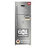 Bosch Max Convert 368L, 3-Star, Inverter Frost Free Double Door Refrigerator With Water Dispenser (CTC39S03DI, 6-in-1 Convertible, VitaFresh Technology, 2 Cooling System, Shiny Silver)