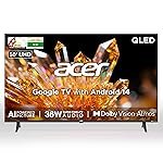 acer 127 cm (50 inches) Ultra V Series 4K Ultra HD Smart QLED Google TV AR50QDVGU2875BD