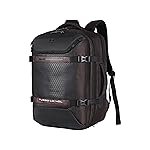 Gear Turbo 4 19″/40L Anti Theft Large Water Resistant 4 Compartment Laptop Backpack with Raincover/Casual Backpack/Daypack/Travel Backpack/College Bag For Men/Women(Brown-Black)