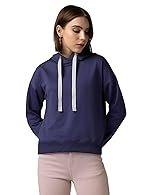 FYLTR Women’s Casual Hoodie with Stripe Tape – Rib Hem & Cuff | Drop Shoulder | Sweatshirts for Women | Winter Hoodie for Women
