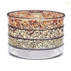 KESI ORNAMENTS Sprout Maker With 4 Compartments For Multi Purpose Use