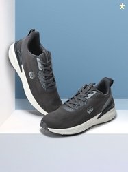 Woodland Men Mesh Walking Non-Marking Lace-Ups Shoes