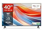 TCL 101 cm (40 inches) Metallic Bezel-Less Full HD Smart Android LED TV 40L4B (Black)