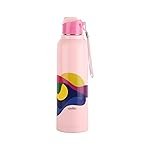 CELLO Puro Steel-X Benz Pro 600 | Leak Proof | Wide Mouth & Easy to Open | Insulated Inner Steel Outer Plastic Water Bottle | 520ml| Set of 2, Assorted