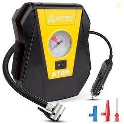 Autofy Atom 1 Year Warranty Car Tyre Inflator 100PSi Rapid Mini Portab