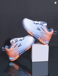 BERSACHE Lace Running Shoes For Boys & Girls(Orange, 4-4.5 Years)