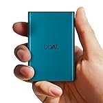 boAt Energyshroom PB300 Pro 10000 mAh 22.5W Pocket Size, Compact Power Bank, Fast Charging (2X Output Ports, Supports Android, iPhone, Tablets, Earbuds, etc.) (Steel Blue)