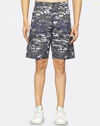 9 IMPRESSION Camouflage Flat Front Cargo Shorts