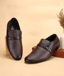 Paragon Slip On For Men(Brown , 6)