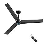 atomberg Renesa 1200mm BLDC Ceiling Fan with Remote Control | BEE 5 star Rated Energy Efficient Ceiling Fan | High Air Delivery with LED Indicators | 3 Year Warranty (Midnight Black)