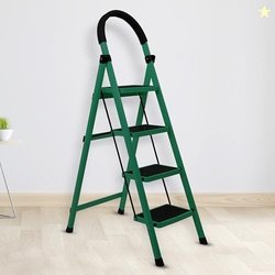 Plantex Cheston Premium GI Steel Foldable 4 Step Ladder for Home/Wide
