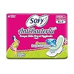 Sofy AntiBacteria XL+ – 323mm | 30 Count pads | For Women Sanitary Pads | Keep Skin Dry | 6 Layer Deep Absorption | Herbal Sheild | Hygiene & Herbs | XX-Large