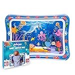 Infans Mini Water Mat for Babies to Play Tummy Time for Infants Stimulating Play for Kids, Interactive Promoting Sensory Development in an Enjoyable Water-Filled Environment (Size-66cm x 51cm)