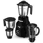 CROMPTON DS 750W Mixer Grinder- 750W Powertron Motor for faster grinding results | Motor Vent-X for durability | 4 Jars (1.5L with FF, 1.5, 1L, 0.4L) 2 Years Warranty on Product & Motor.