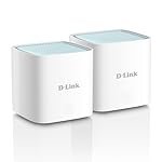 D-Link M15 | WiFi 6 Speed 1500 Mbps | Pack of 2 – Covers Upto 4000 Sq. Ft.| Dual Band | Gigabit Port |AI Powered Mesh Router |Seamless Whole Home |MTCTE Certified