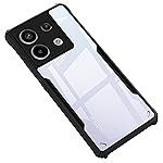 Solimo Back Case Cover For Mi Redmi Note 13 Pro 5G (Polycarbonate, Thermoplastic Polyurethane_Matte Black)