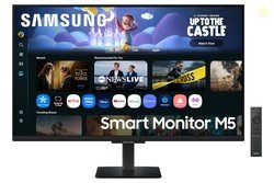 Samsung 32 (80cm) M5 Smart Monitor with Smart TV Experience|FHD 1920 x
