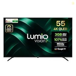 Lumio Vision 7 139 cm (55 inches) 4K Ultra-HD Smart QLED Google TV FTW