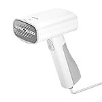 HAVELLS Vela Handheld Garment Steamer for Clothes | 1100 Watt | 360Â° Steaming | Anti-Spill Technology | Quick Steam Ready |100ml Detachable Tank | Upto 22g/min Steaming Rate | 2 Year Warranty | White