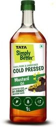 Tata Simply Better Cold Pressed, Pure and Unrefined Mustard Oil PET Bo