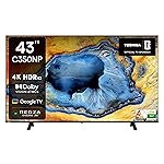 TOSHIBA 108 cm (43 inches) C350NP Series 4K Ultra HD Smart LED Google TV 43C350NP (Black)