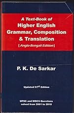 A Text-Book of Higher English Grammer, Composition & Translation(Anglo-Bengali)