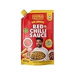 Masterchow Red chilli sauce | All Natural ingredients with no MSG | Spicy and Tangy falvor | Crafted by Chef Ranveer Brar | 450 GM
