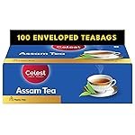 Celest Tea Bags 100 | ENVELOPED | Assam Black Tea Bags | Teabag | Rich Taste of Assam Tea
