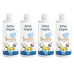 Stain Remover for Clothes Sofas & Cars Removes Tough Stains Spot Cleaner Active Enzyme Laundry Stain Remover -Each 100ml, Pack of 4