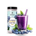 Bevzilla Blueberry Instant Iced Tea Mix – 400 Grams | Perfect For Summers| Refreshing| Premix Powder