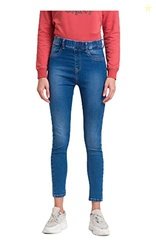 Spykar Women's Skinny Fit Lycra Jeans (ALE02BB16MidBlue28_Blue_28)