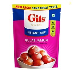 Gits Instant Gulab Jamun Dessert Mix, Makes 40 per Pack, Pure Veg, Del