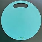 Clazkit Round Plastic Cutting/Chopping Board with Handle for Vegetable, Fruits, Cheese – Color May Vary