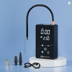 GoMechanic Wireless Tyre Inflator for Car & Bike |150 PSI |3000 mAh Ba