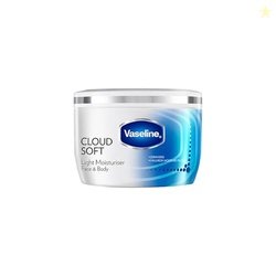 VASELINE Cloud Soft, Light Moisturiser, 300 ml, for Plump, Soft Skin,