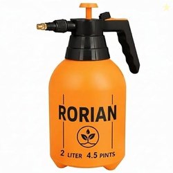 RORIAN 2-Liter Pump Pressure Sprayer  Handheld Garden Sprayer with Adj