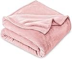 BSB HOMEÂ® Premium Plush Single Blanket | 300 GSM Lightweight Cozy Soft for Bed, Sofa, Couch, Travel & Camping| 150×220 cm or 60X86 inches | Pink