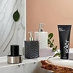 Stewit Liquid Soap Dispenser | Stoneware | Bottle for Kitchen|Soap DispeBathroom Sanitizer, Lotion, Shampoo Dispenser | Plastic Handwashnser for Wash Basin |Bathroom Accessories (Multi Color)