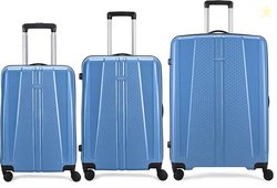ARISTOCRAT by VIP Hard Body Set of 3 Luggage 8 Wheels - INVICTUS - Gre