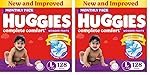 Huggies Complete Comfort Wonder Pants | Pant Style Baby Diapers L Size, 128 Count | India’s Fastest Absorbing Diaper, Patented Dry Xpert Channel, Ideal for 9 to 14 Kgs (Pack of 2)