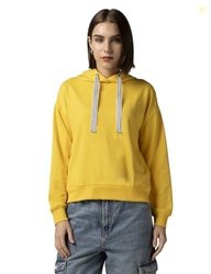 FYLTR Women's Casual Hoodie with Stripe Tape - Rib Hem & Cuff | Drop S